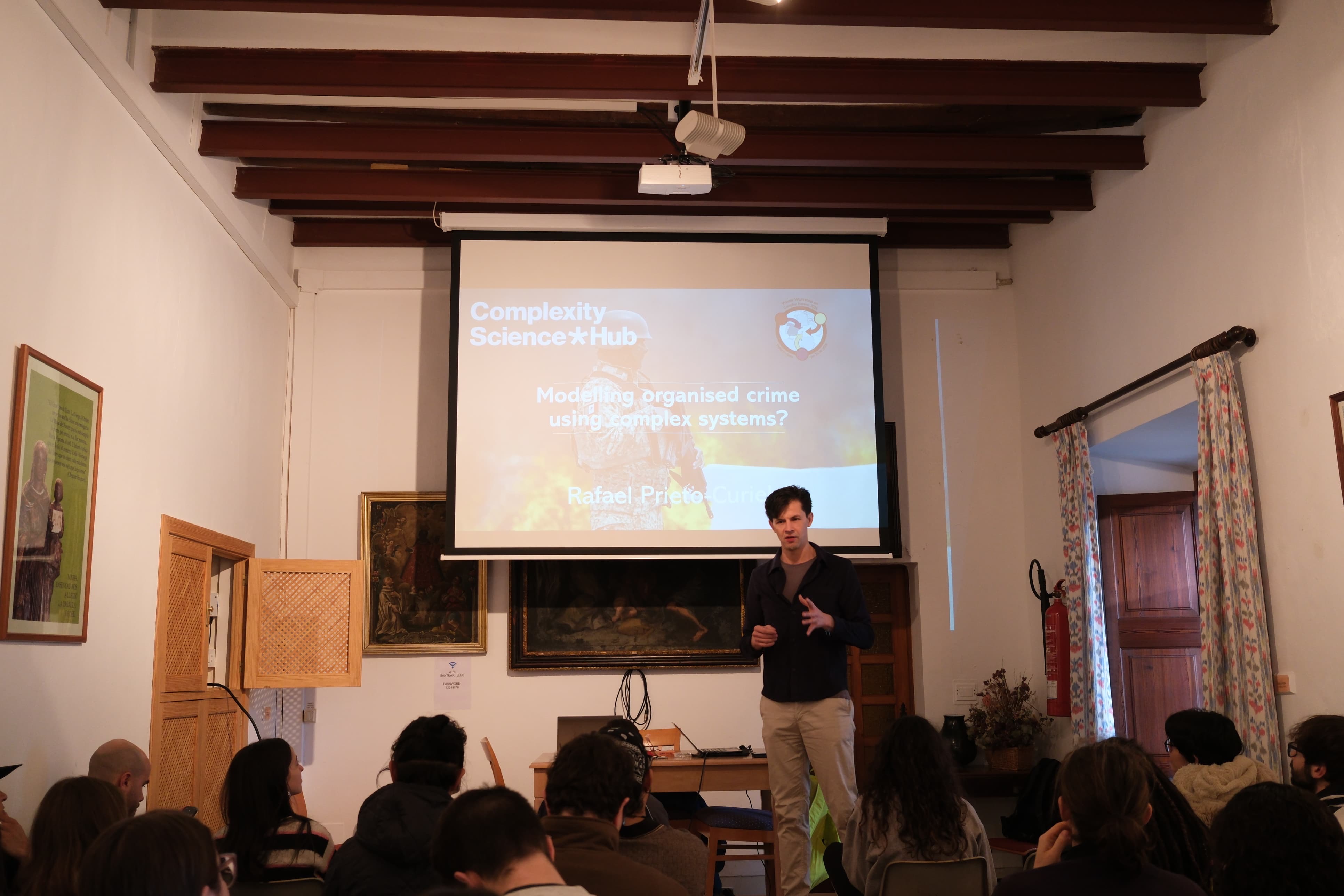 Talk of the keynote speaker Rafael Prieto-Curiel